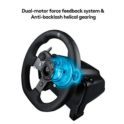 Logitech G920 Steering Wheel Xbox or PC Black