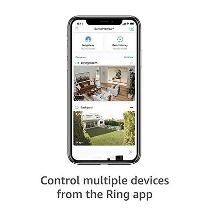Ring Stick Up 3rdGen Indoor/Outdoor Camera White