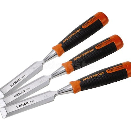 bahco 3 pce chisel set 12 18 25 mm