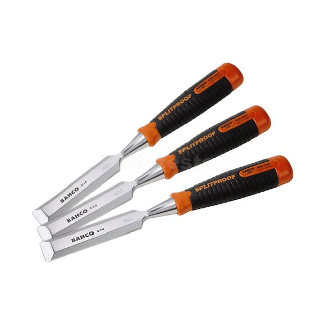 bahco 3 pce chisel set 12 18 25 mm