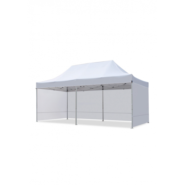 gazebo 3 mx 6 m white with side walls
