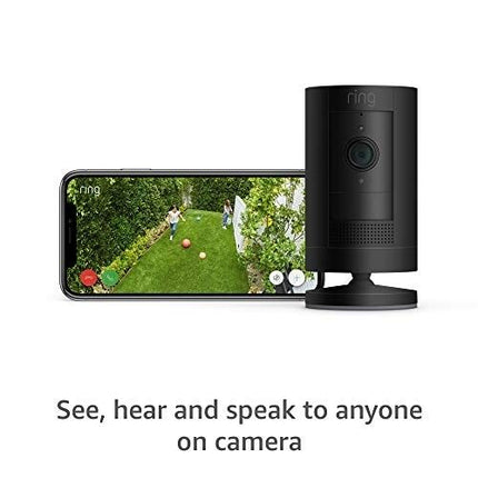 Ring Stick Up 3rd Gen Indoor/Outdoor Camera Black