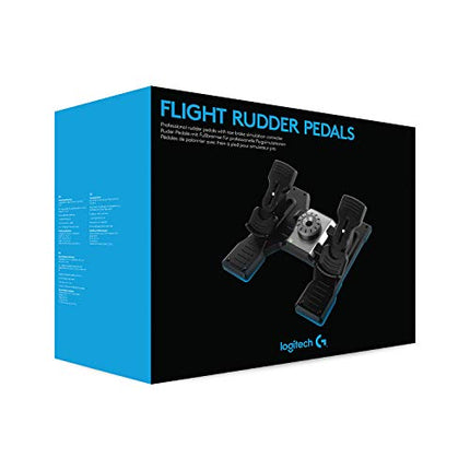 Logitech Pro Flight Gaming Rudder Pedals Black