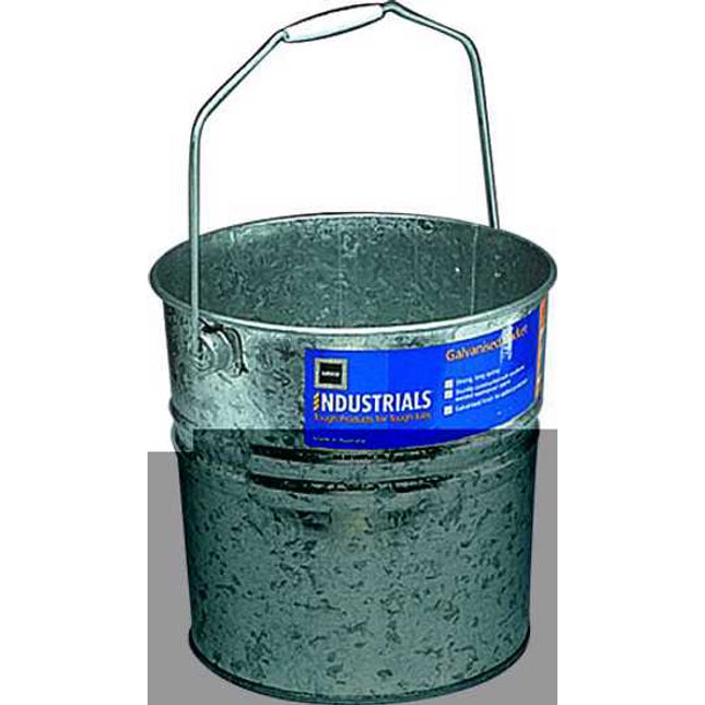 Steel Bucket Galvanised 12L (Each)