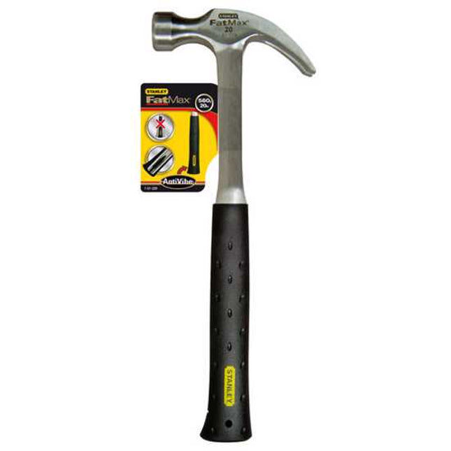 stanley fat max anti vibe claw hammer 20 oz each