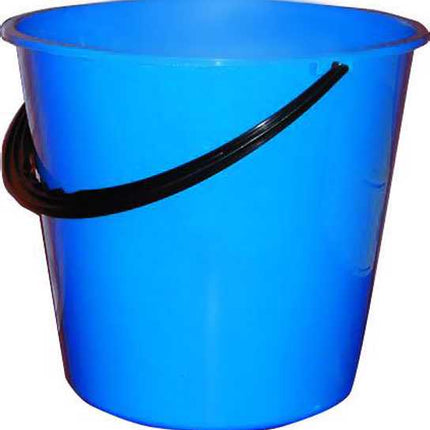 General Purpose Plastic Bucket Blue-9.6 litre-Each
