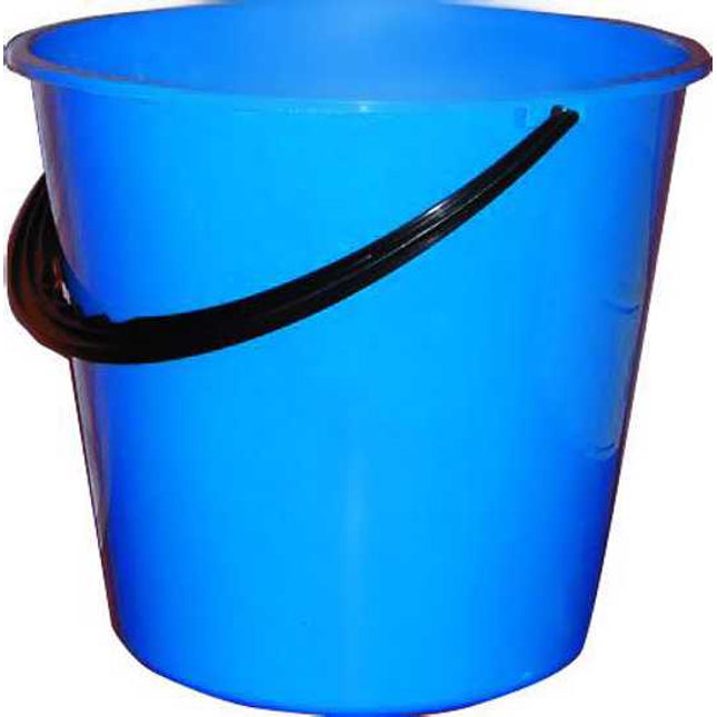 General Purpose Plastic Bucket Blue-9.6 litre-Each