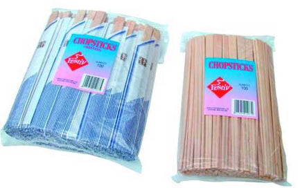 wooden chopsticks individually wrapped 100 bag