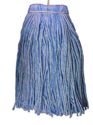 Layflat blue floor mop head, 20oz, 600g,-Each