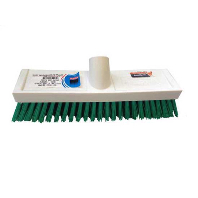 Browns Deck Scrub Brush Head Screwfit Green Fill-254mm-Each