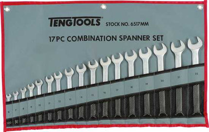 teng combination spanner set 6 22 mm 17 pc each