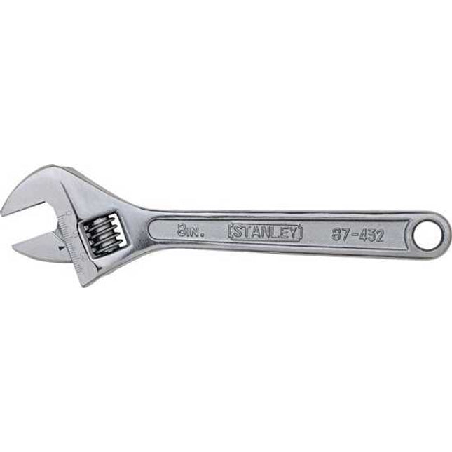 adjustable wrench stanley chrome 150 mm each