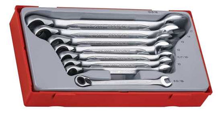 teng 8 pc 8 19 mm rev ratchet comb spanner set each
