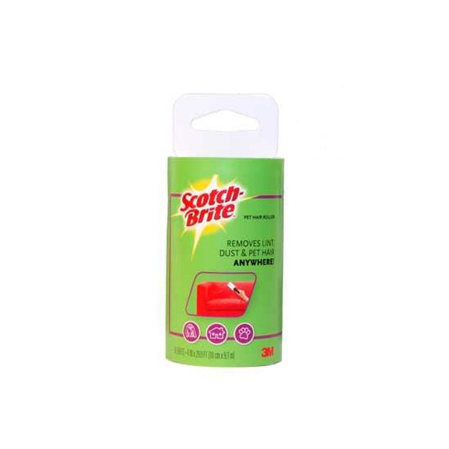 Scotch Brite Lint Roller Remover Refill-56 Sheets (Each)
