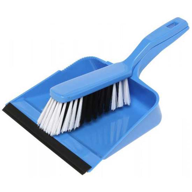 EDCO Dust Pan and Brush Set - Blue-Each