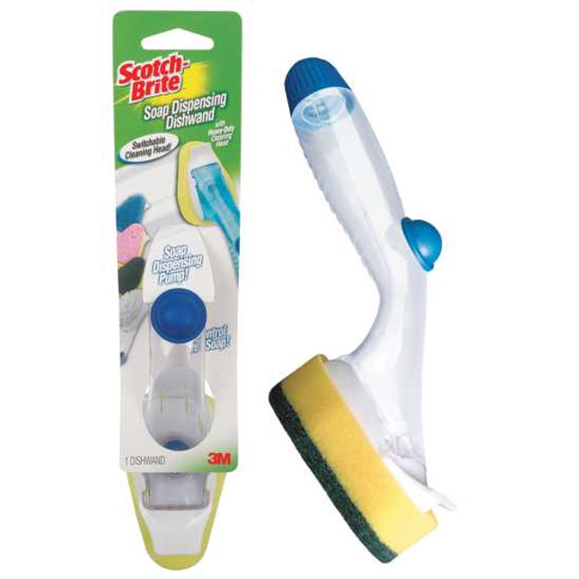 Scotch-Brite Heavy Duty Soap Dispensing Dishwand-Each