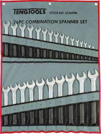 teng 26 pc 6 32 mm combination metric spanner set each