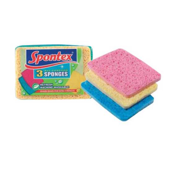 Spontex All Purpose Sponge - 3 Pack (Packet)