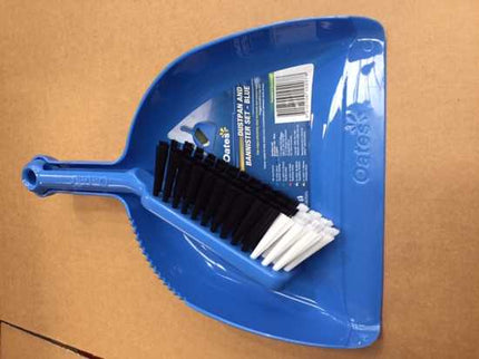 Cobalt Blue Dustpan & Brush Set-EA-EA