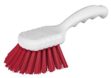 Scrubbing Brush Short Handle Red Fill-Order Unit = Each