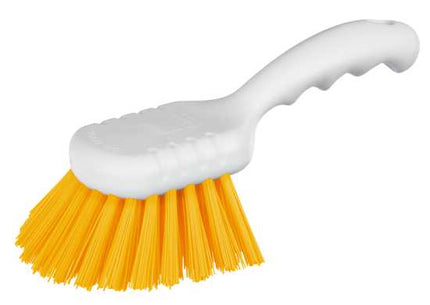 Scrubbing Brush Short Handle Yellow Fill (Each)