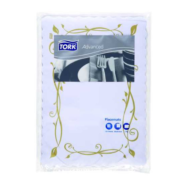 tork botanical print placemat 100 pack packet