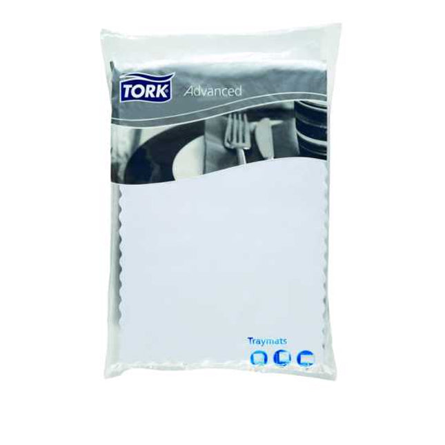 tork paper traymat white scalloped edge 43 x 30 cm 500 pkx 2 case pack