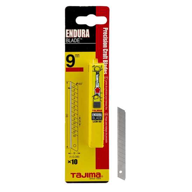 tajima blades lcb 30 10 pkt 9 x 80 x 0 38 mm 10 pack pack