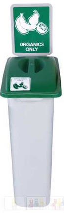 Waste Watcher Solid Bin Green 72L (Each)