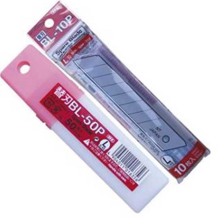 nt cutter snapoff blade 9 w x 80 l x 0 38 mm h 10 pack