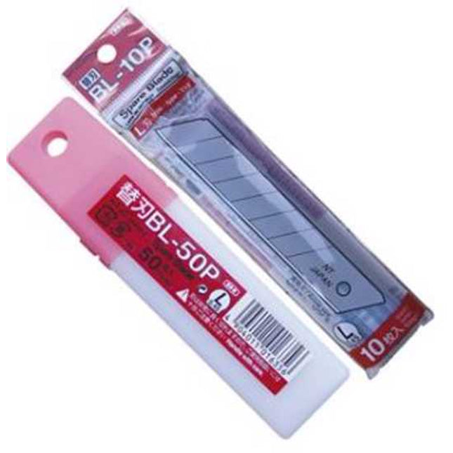 nt cutter snapoff blade 9 w x 80 l x 0 38 mm h 10 pack