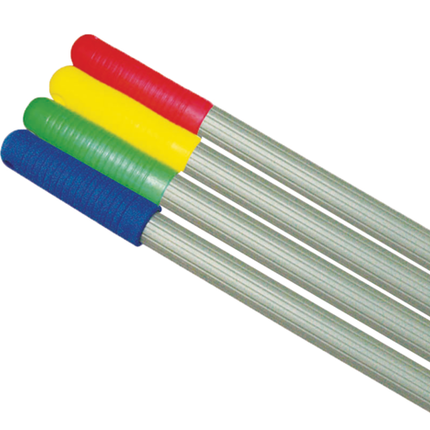 Floor Squeegee Handle Alloy Hanger Cap - BLUE-25mm x 1.4m-Each
