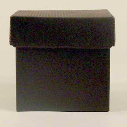 square 100 black gift box and lid 10 pk packet