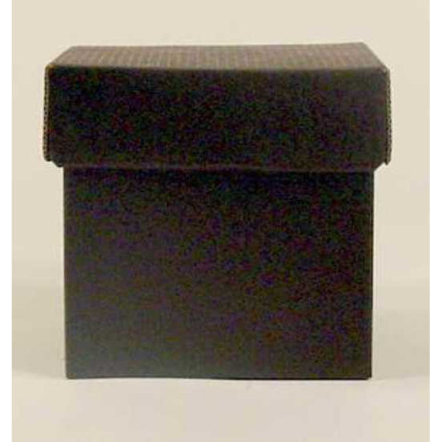 square 100 black gift box and lid 10 pk packet