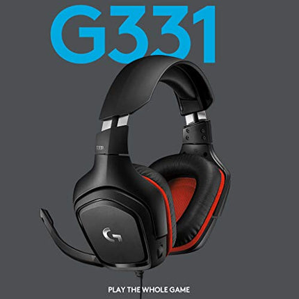 Logitech G332 Stereo Gaming Headset Black