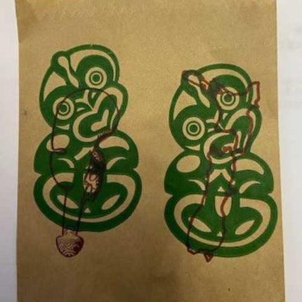 tiki souvenir paper bags 100 x 125 mm 1000 pack