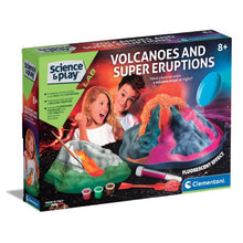science play volcano glow in the dark set