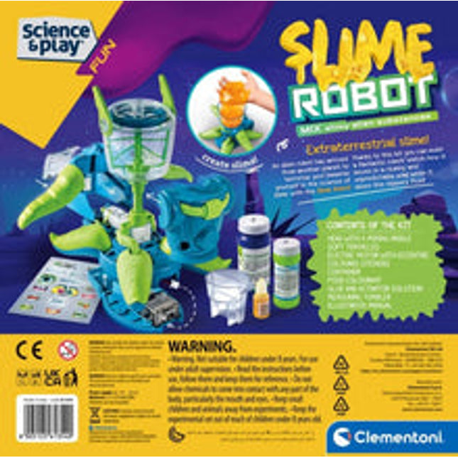 science play fun slime robot