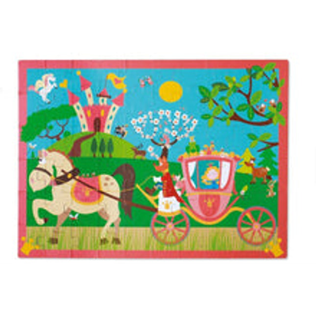 princess carriage puzzle 60 pcs