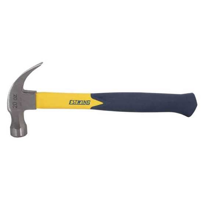 estwing curved claw hammer fibreglass handle 20 oz each