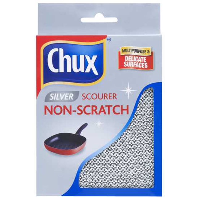 Chux Non Scratch Silver Scourer-Each