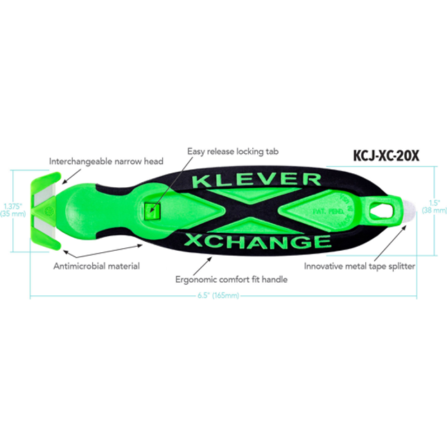 kleen x change safety cutter narrow head kk 031 each