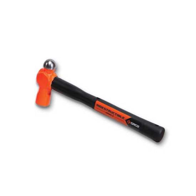 groz indestructible handle ball pein hammer 16 oz each