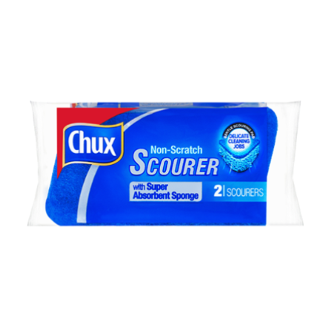 Chux Non Scratch Scourer Sponge 2PK-2-Pack