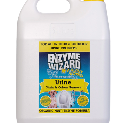 Enzyme Wizard Urine Stain & Odour Remover-5L (Each)