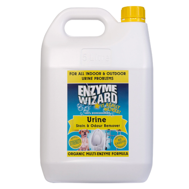 Enzyme Wizard Urine Stain & Odour Remover-5L (Each)
