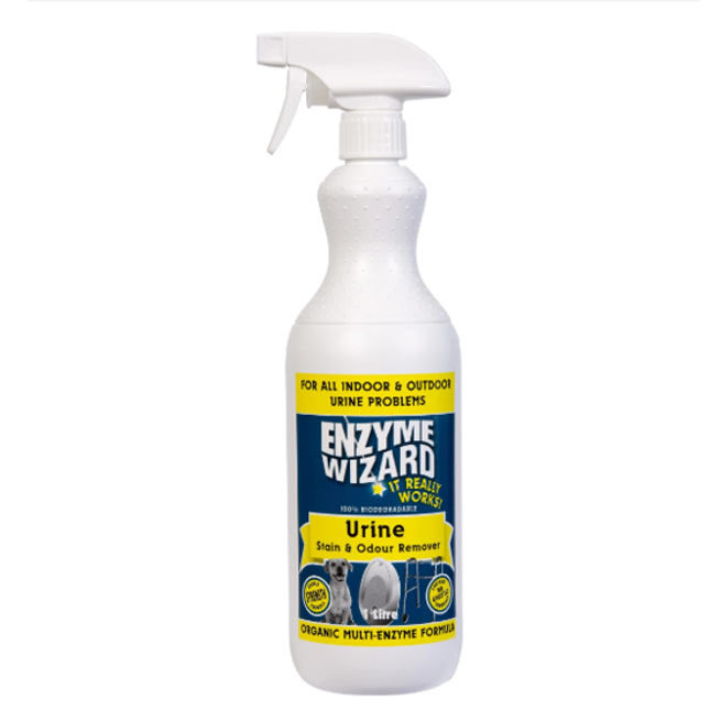Enzyme Wizard Urine Stain & Odour Remover-1L (Each)