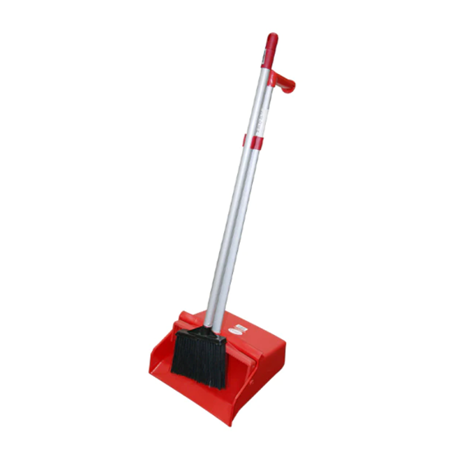 Filta Lobby Dustpan Brush Set Red-Each
