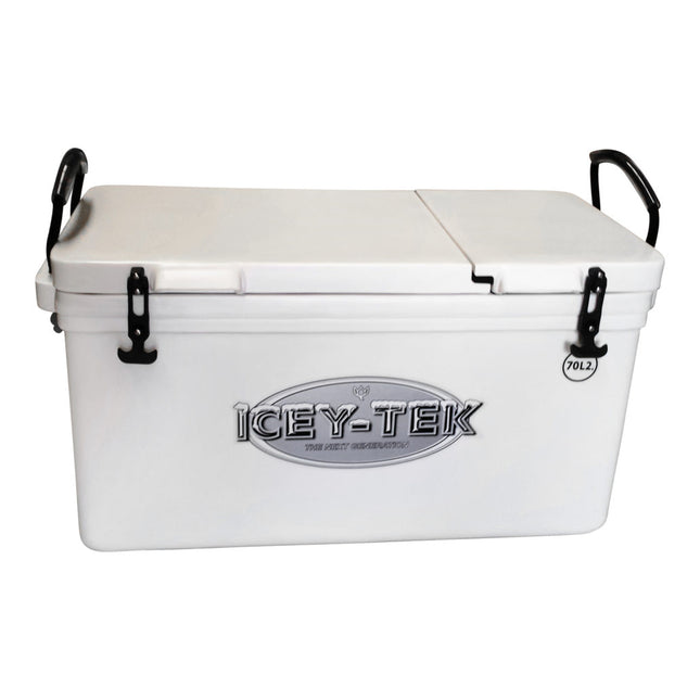 icey tek 70l bin long twin lid