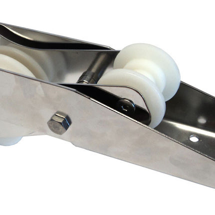 bow roller s s hinged 355mm